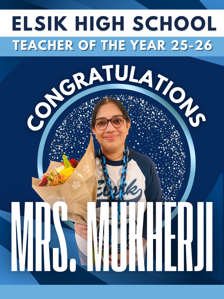 Congratulations to Mrs. Mukherji, our 2025–2026 Teacher of the Year! Your dedication, passion for learning, and unwavering commitment to our students inspire excellence every day. We are proud to celebrate you and grateful for all that you do.   #RamNation