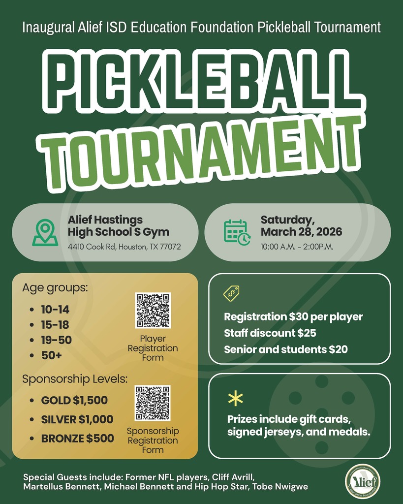 Education Foundation pickleball tournament event flyer in English 