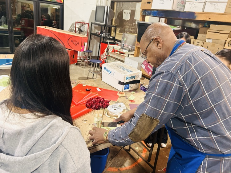 Elsik High School floral students are fully engaged in hands-on learning—creating, designing, and bringing their creativity to life. Their focus, collaboration, and passion are truly blooming before our eyes. 🌸 #RamNation