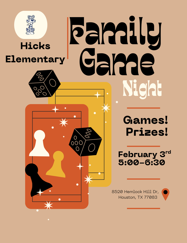 Brown background with images of dice, cards, and chess pieces