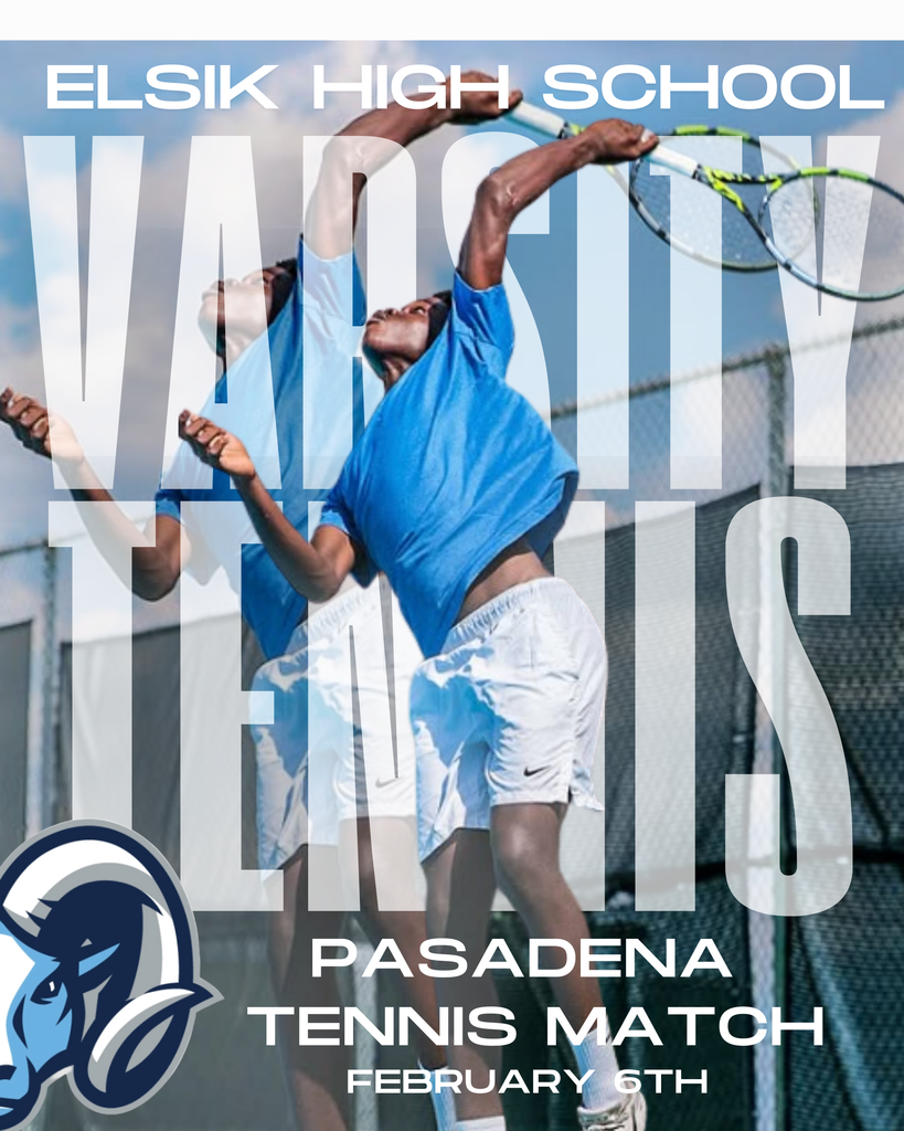 Good Luck, Varsity Tennis, February 6th! #RamNation