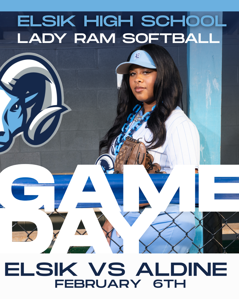 Our Elsik Lady Ram Softball team faces Aldine on February 6th! #RamNation