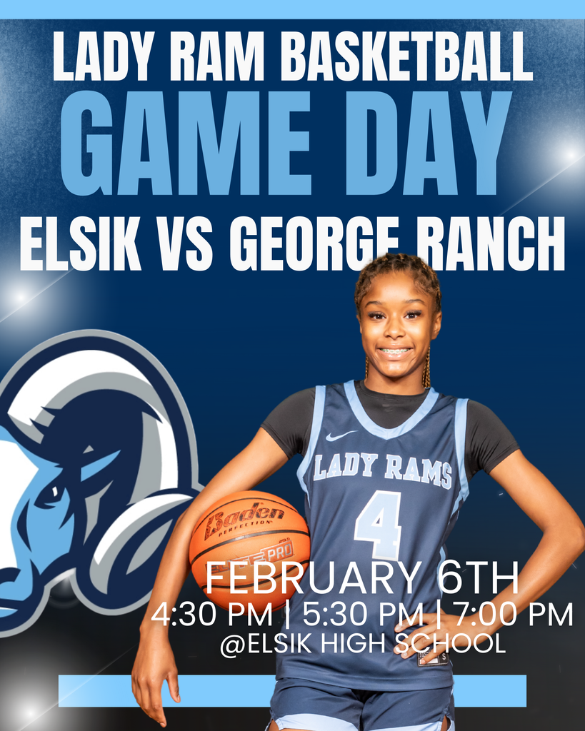 Our Lady Ram Basketball teams take on George Ranch High School this Friday! Come out and support our Lady Rams! #RamNation