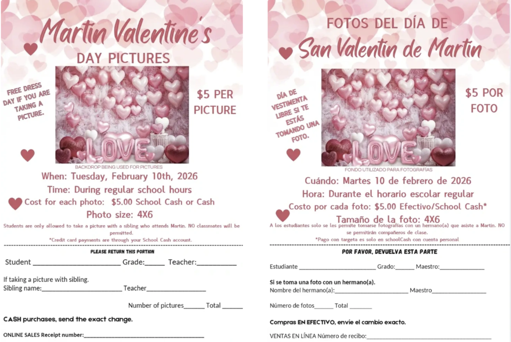 Martin Valentine's Day Pictures $5 per picture
