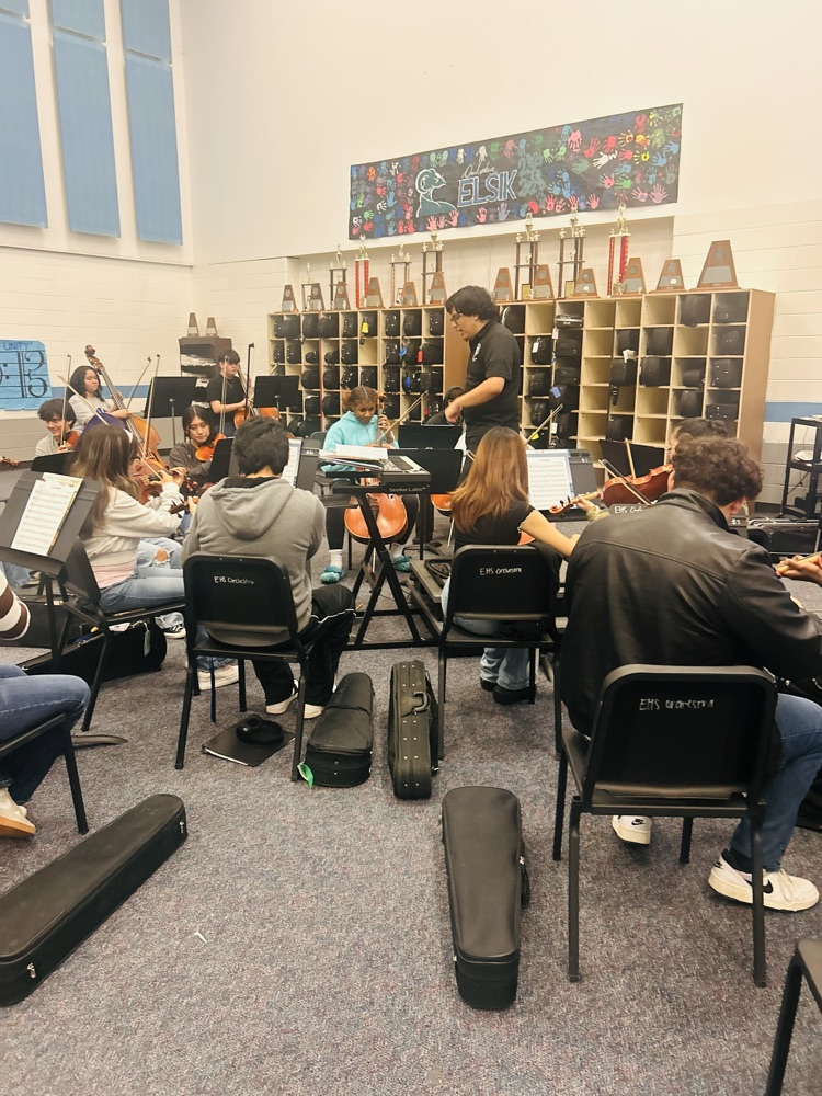 Our Mighty Ram Orchestra is hard at work preparing for UIL! 🎻🐏 The dedication, discipline, and pride they bring to every rehearsal truly shows. Go Rams, Go! 💙🎶