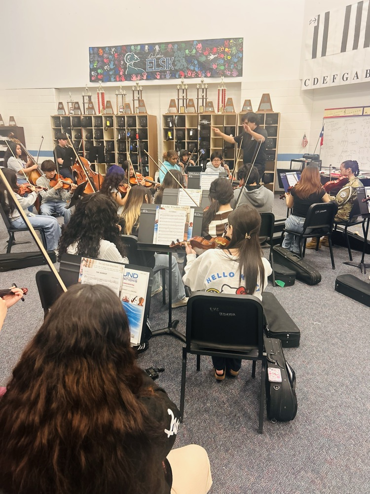 Our Mighty Ram Orchestra is hard at work preparing for UIL! 🎻🐏 The dedication, discipline, and pride they bring to every rehearsal truly shows. Go Rams, Go! 💙🎶