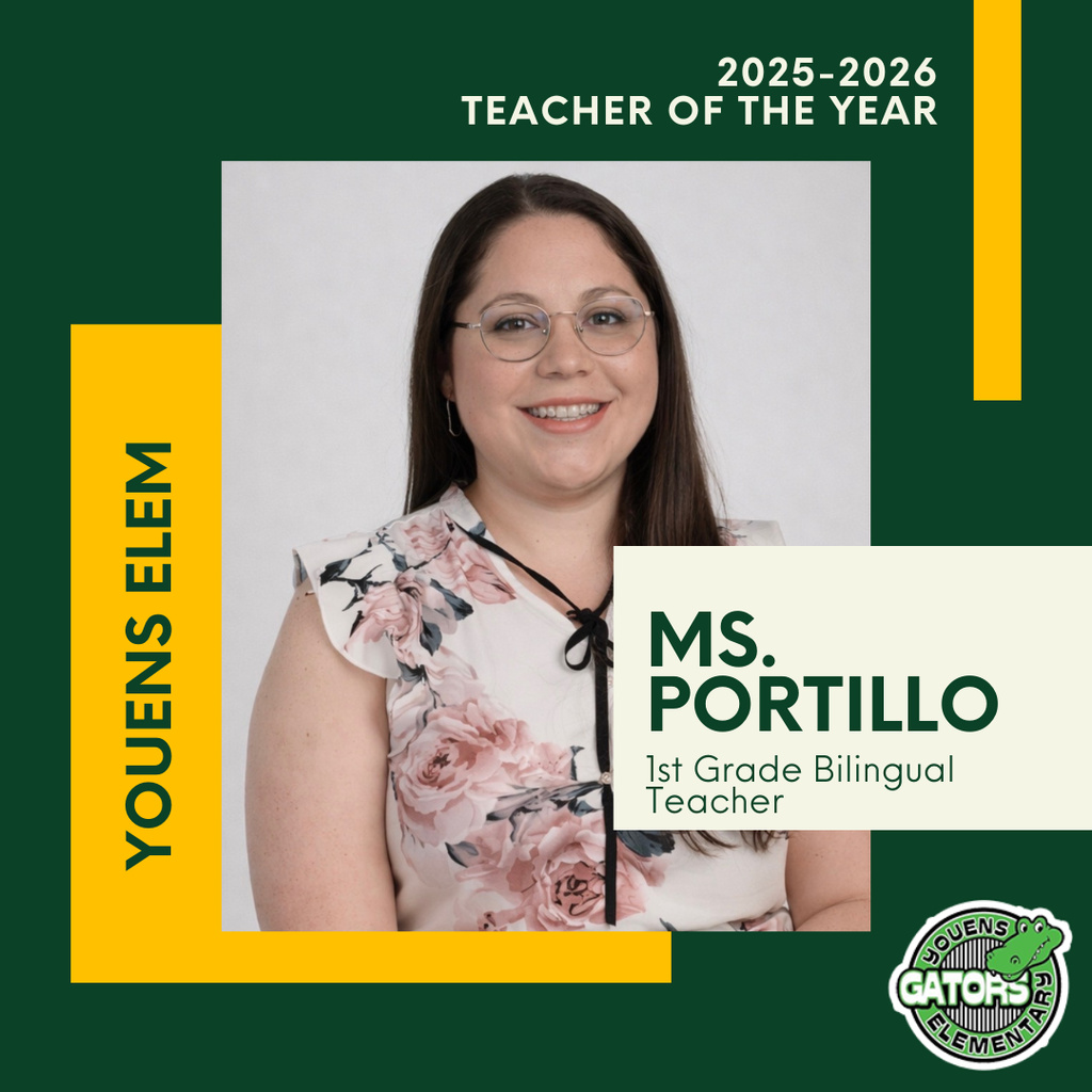 Teacher of the year 2025-26 Ms. Portillo Picture