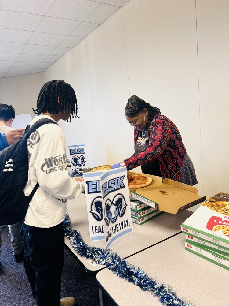 What a celebration for our Honor Roll students! 🎉 Shoutout to our Mighty Rams for their commitment to academic success—over 600 slices of pizza served in honor of their hard work and dedication! #RamNation