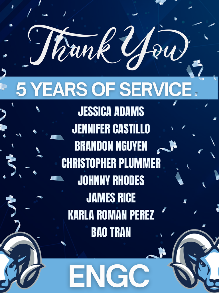 Cheers to our amazing team! Thank you for your years of service, dedication, and loyalty to Elsik. We couldn’t do it without you! 💙👏#RamNation