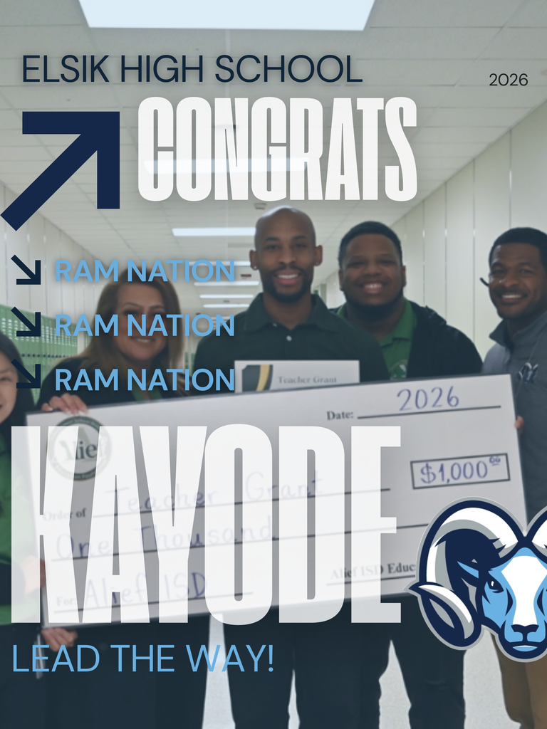  Over the past few weeks, AEF Board members and district leaders visited campuses to surprise our amazing grant recipients! Congrats to Mr. Olanrewaju Kayode of Elsik High School for his inspiring work and impact on students. We’re proud to celebrate you! #RamNation