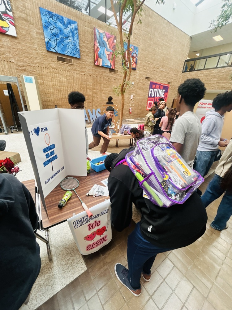 Our Elsik High School students participated in our Spring Recruitment Club & Organization! #RamNation