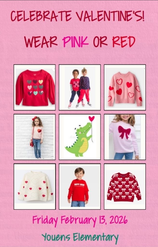 Wear red or pink flyer