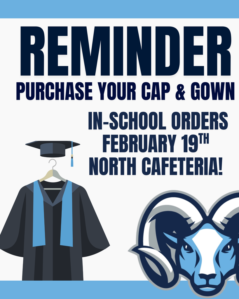 π£ Attention Graduating Elsik Rams! Herff Jones will be back on campus on February 19th during both lunches to take cap and gown orders. Make sure to stop by and get your graduation essentials!