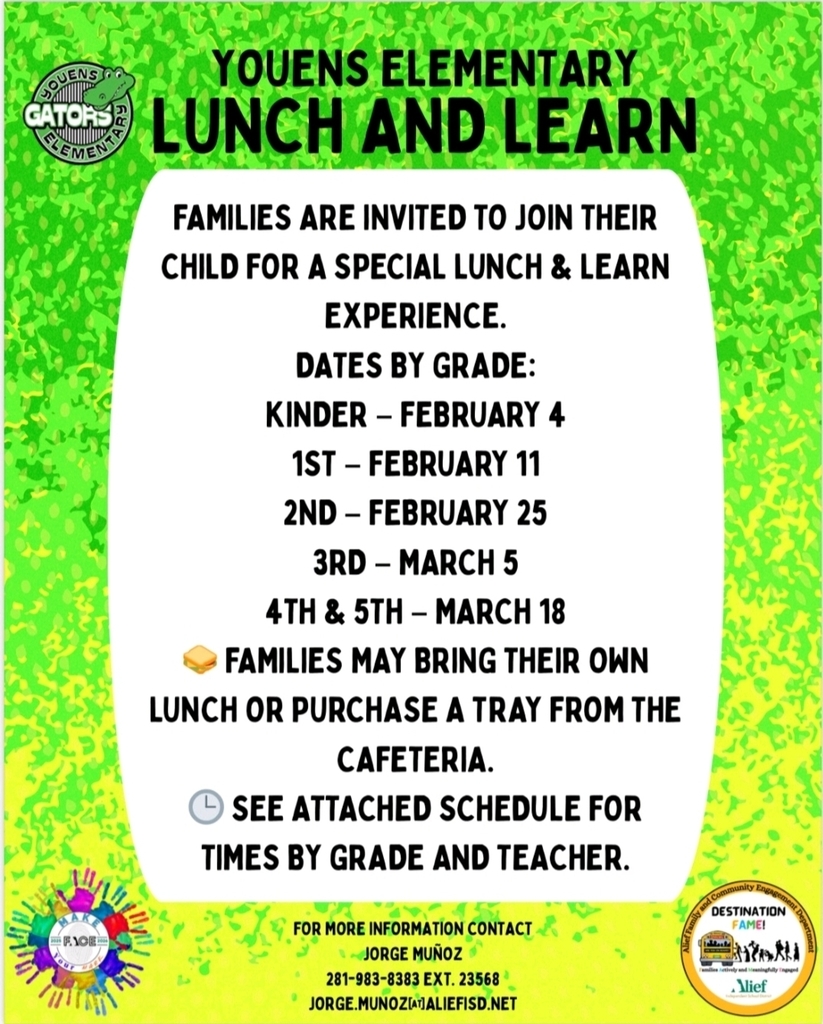Lunch and Learn Schedule