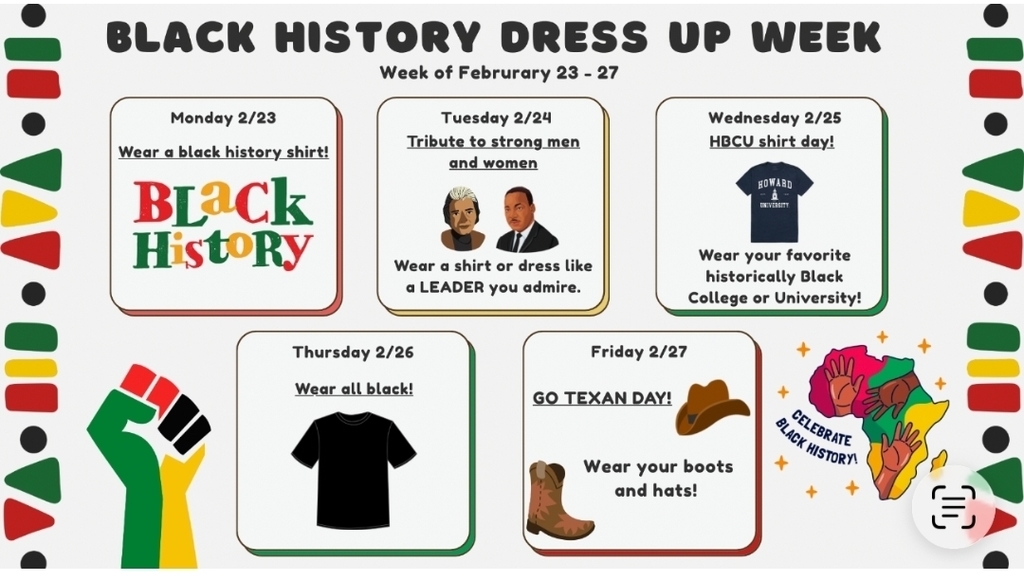 Black History Dress Up Flyer