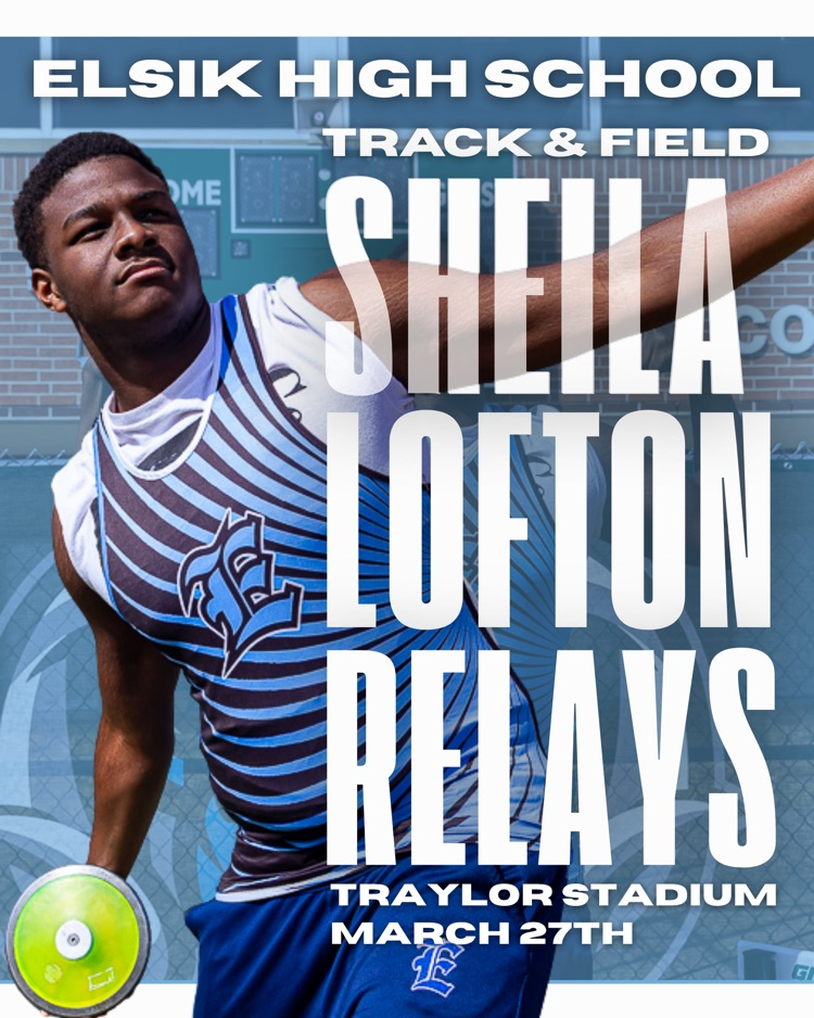 Elsik Track & Field is ready for the Sheila Lofton Relays! 💨 Join us at Traylor Stadium on March 27th as our athletes compete with pride and power. Let’s show out for our Rams! 💙🤍