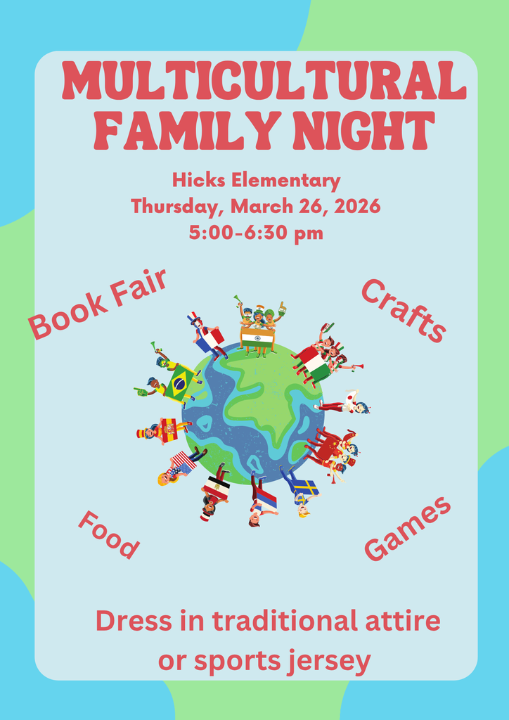 Event poster with a globe and children in traditional attire. Activities include a book fair, crafts, food, and games.