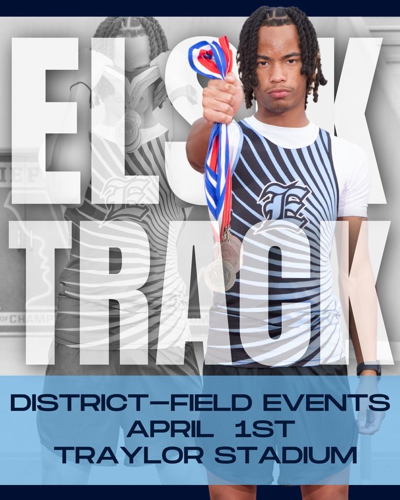 Elsik Track is ready to shine! π¦
πββοΈ Join us at District Field Events on April 1st at Traylor Stadium. Speed, strength, and determination on full display as athletes compete for greatness. Come support and feel the energy! πͺπ