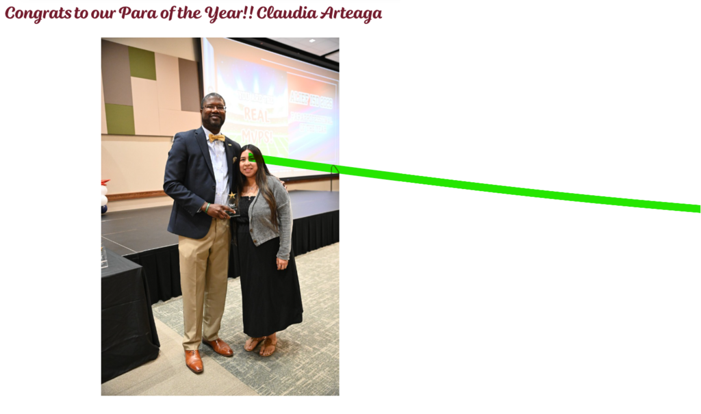 Horn Para of the Year with Dr. May