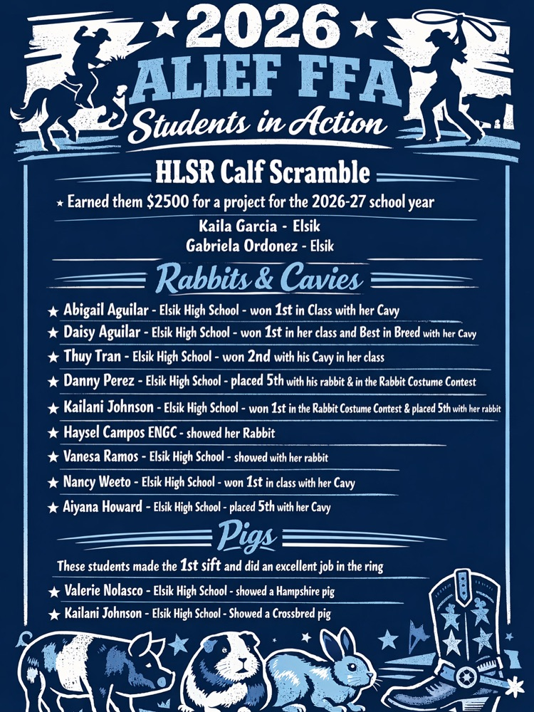 Celebrating our 2026 Alief FFA Students in Action! 🤠 From the Calf Scramble to Rabbits, Cavies, and Pigs, these students showcased hard work, skill, and dedication. We are proud of their accomplishments and can’t wait to see what’s next! 🐖🐇🐄💙
