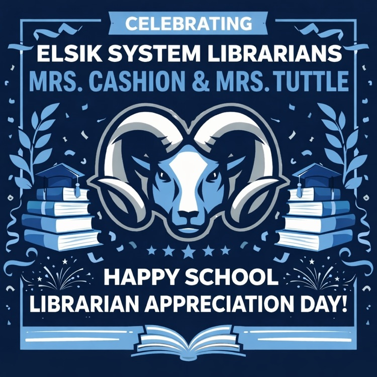 Celebrating our amazing Elsik System Librarians, Mrs. Cashion & Mrs. Tuttle! π Thank you for inspiring minds, supporting students, and making our library a place of learning and growth! ππ #LibrarianAppreciation