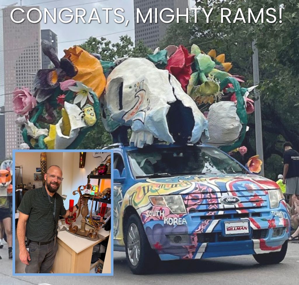 🎨🏆 Elsik High School students earned 1st Place at the Houston Car Art Show! Their creativity and hard work shine bright. Proud of our Mighty Rams and grateful for Dr. Leerkamp’s leadership. 📸 Mr. Hennessy