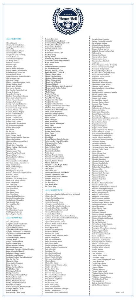 honor roll 