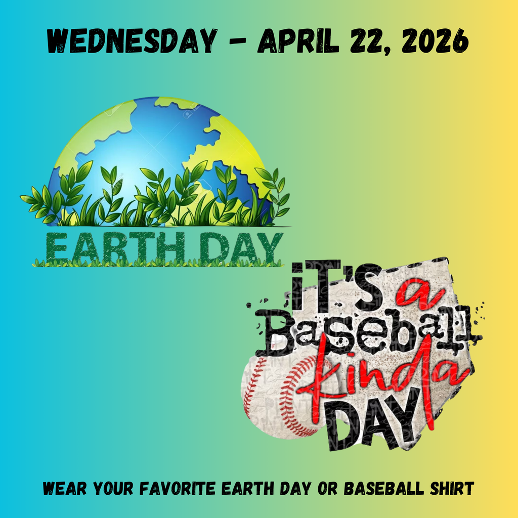 We'd. April 22nd is Earth Day and Baseball Day