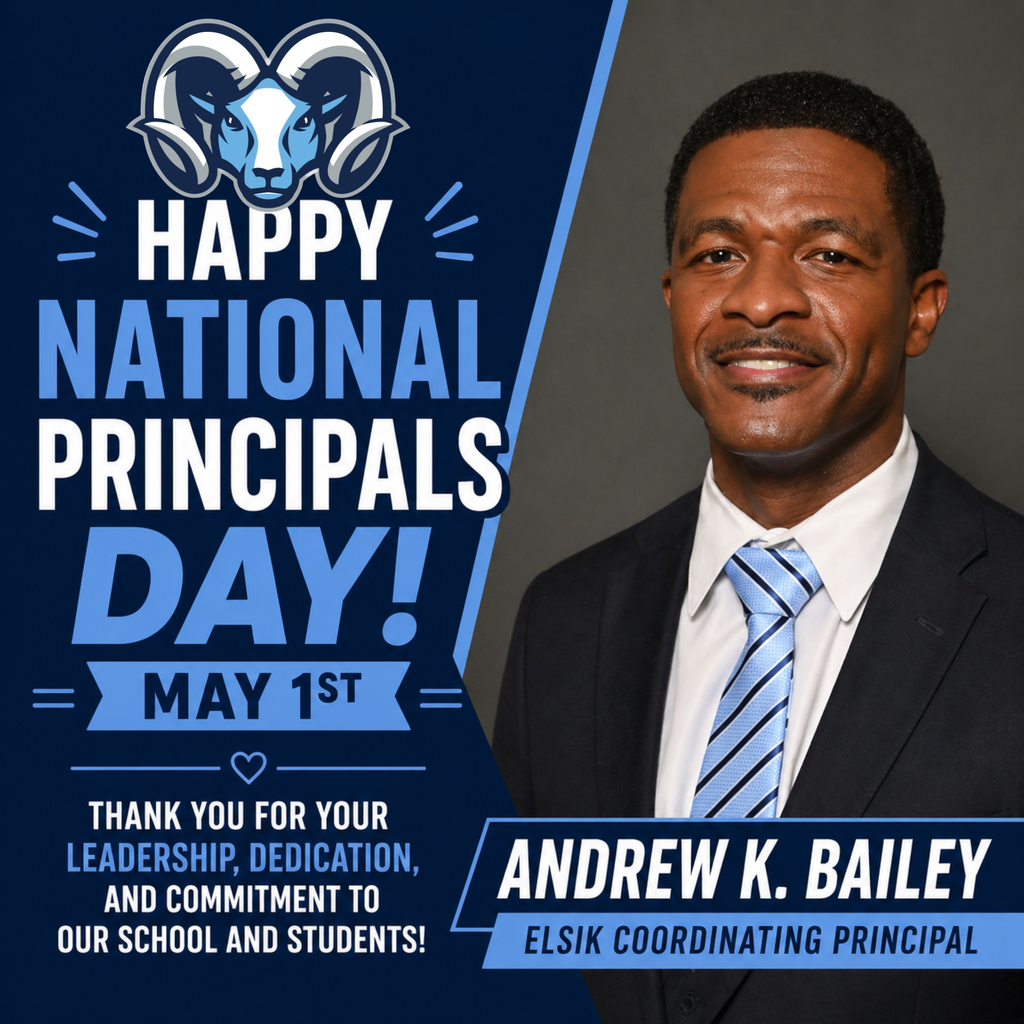 📅 National Principals Day is coming up – May 1st! Join us as we recognize exceptional leadership, dedication, and commitment to our students and school community. Thank you for making a difference every day! 💙📚🐏