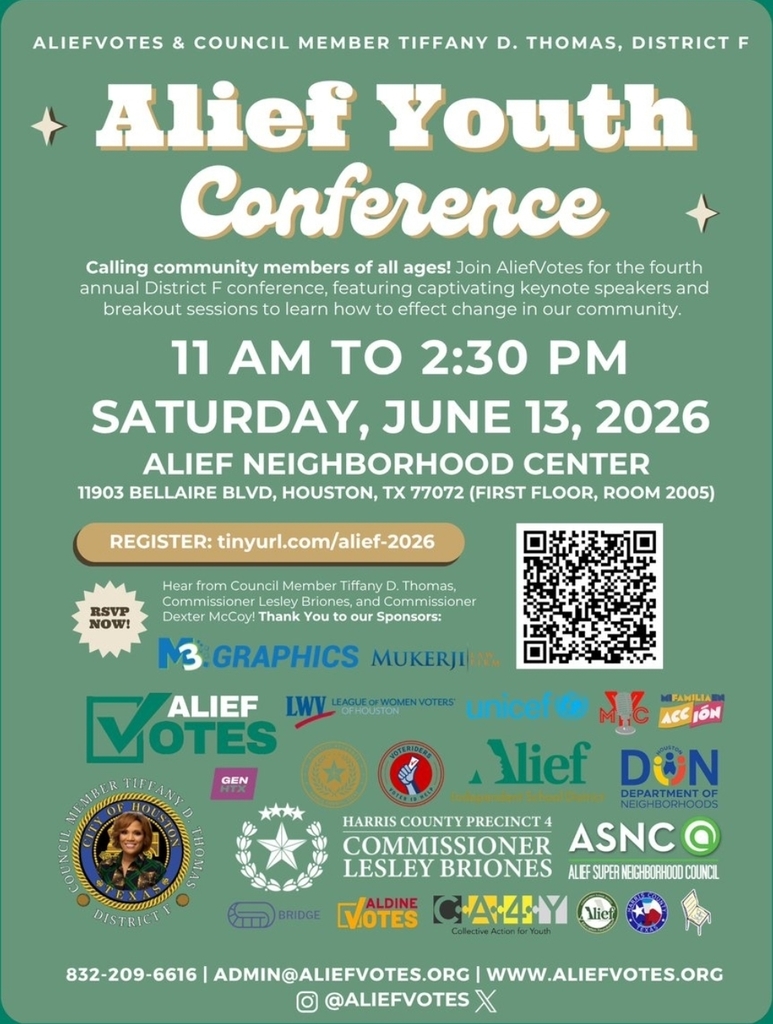Alief Youth Conference flyer