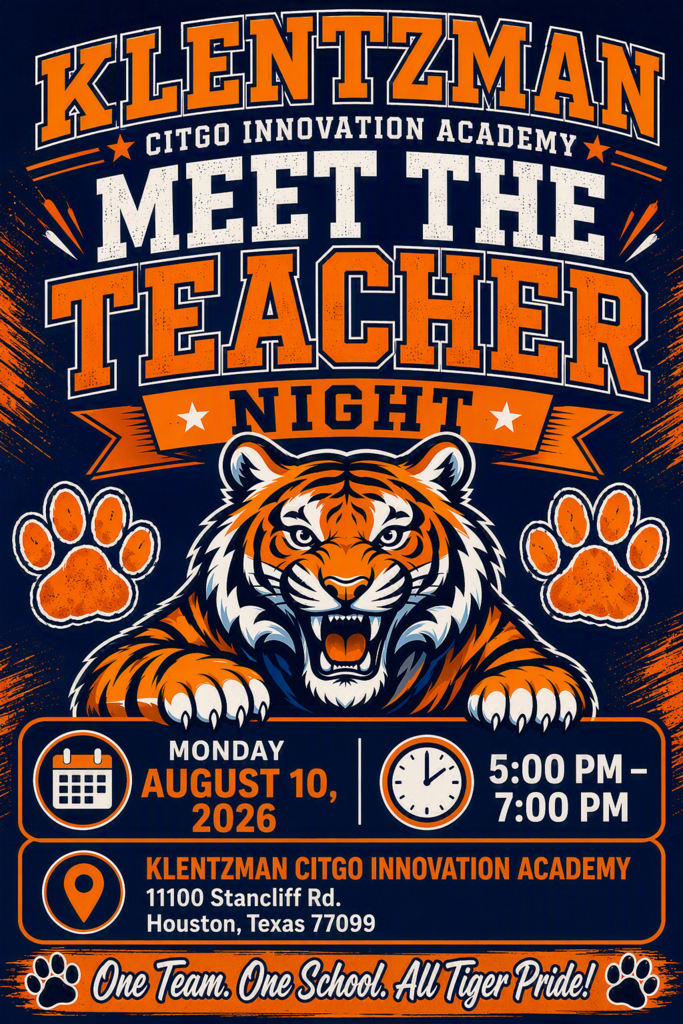 Meet the Teacher Night- August 10th 5PM-7PM