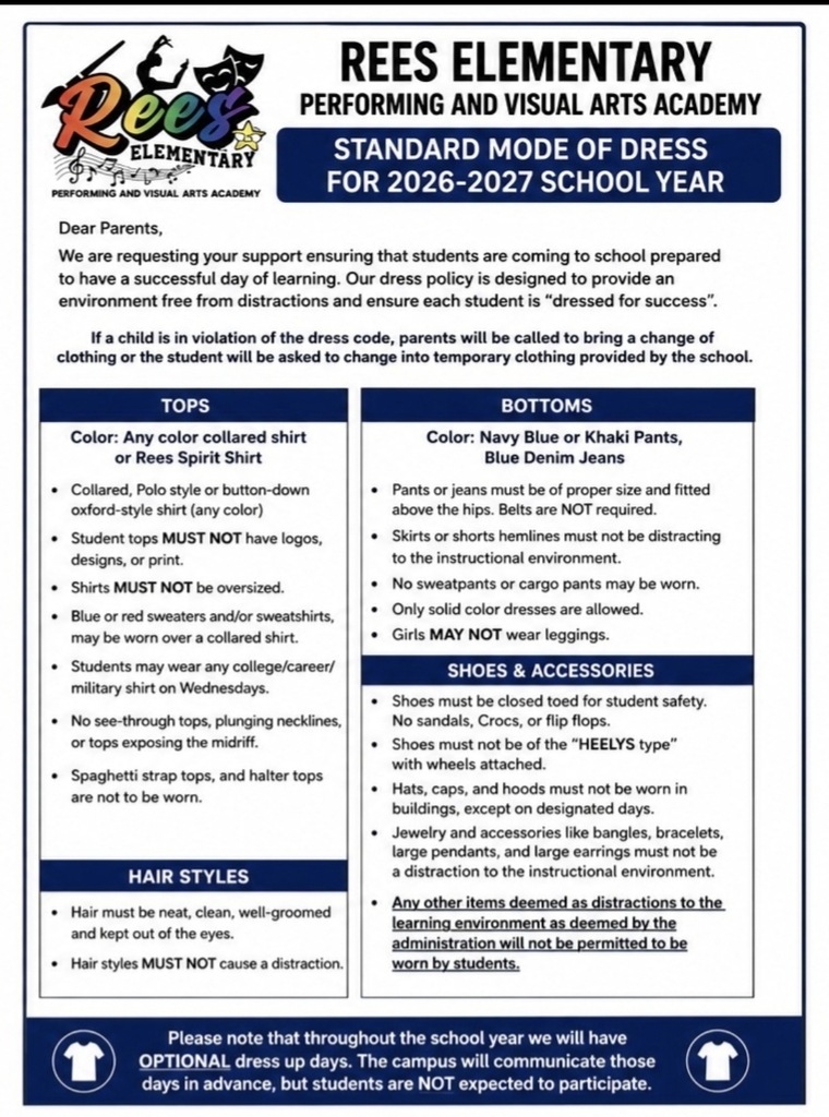 Student Dress Code (English)