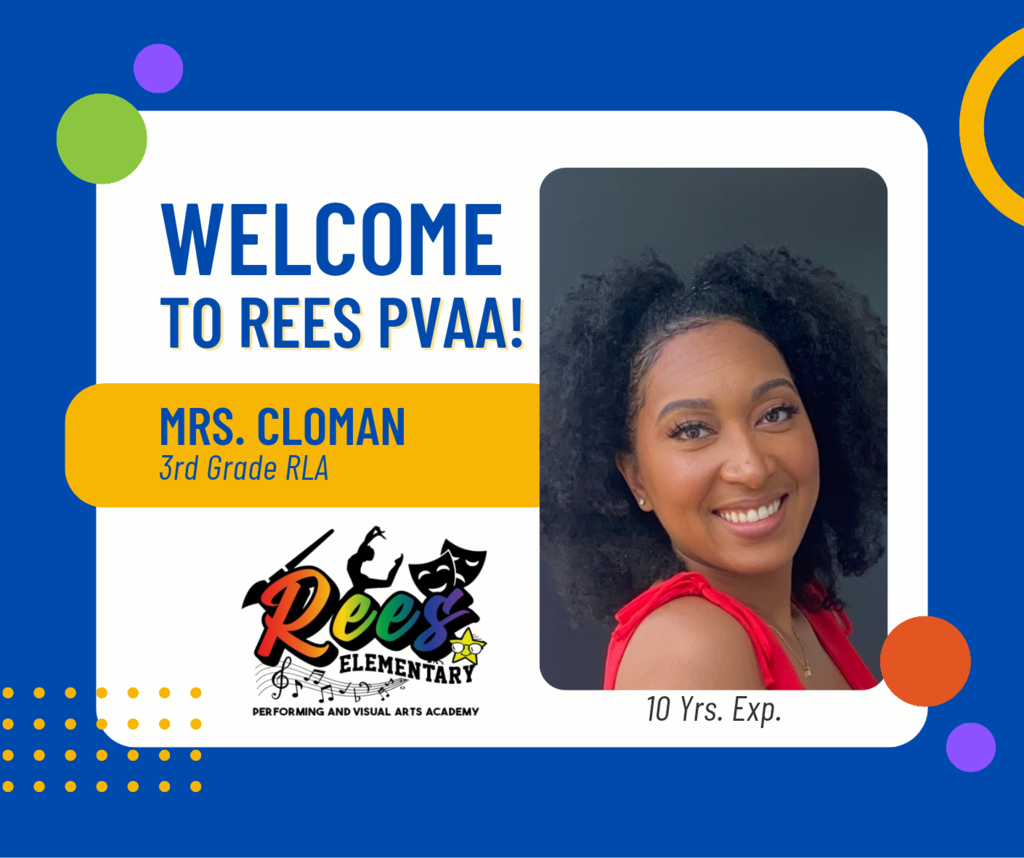 Welcome, Mrs. Cloman! 