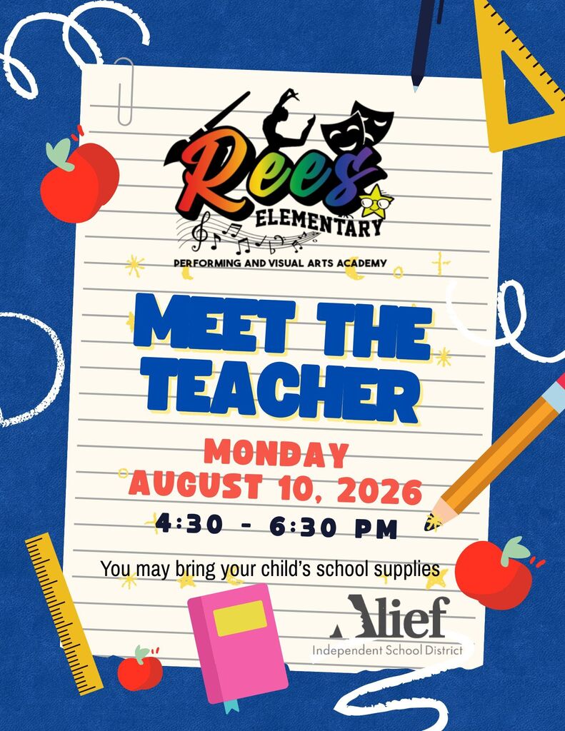 Meet the Teacher August 10th 4:30-6:30 pm