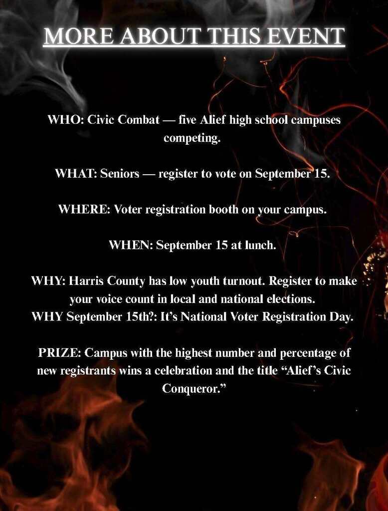 Civic Combat flyer