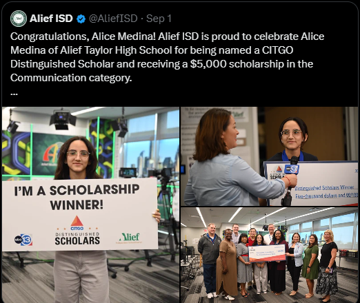 Alief ISD X (formerly Twitter) 