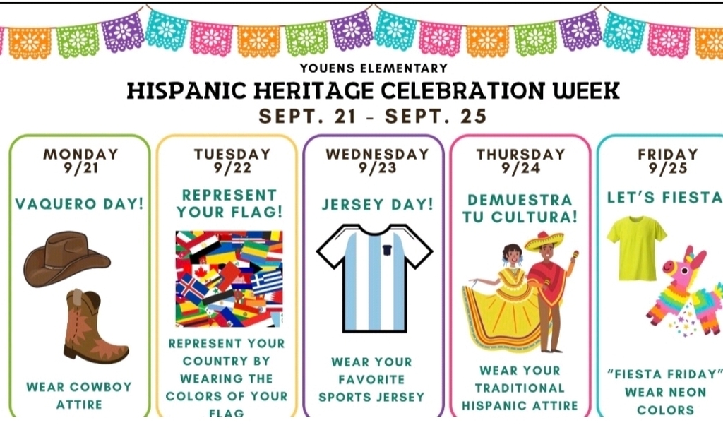 Hispanic Heritage Dress Week flyer