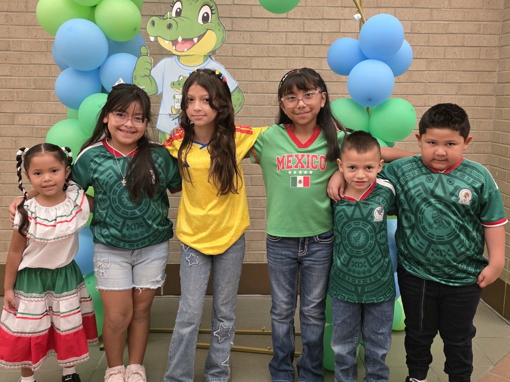 Group of students representing their culture