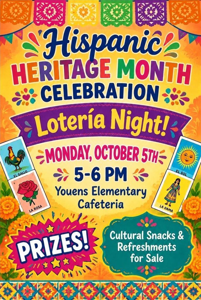 Loteria Night Hispanic Images flyer