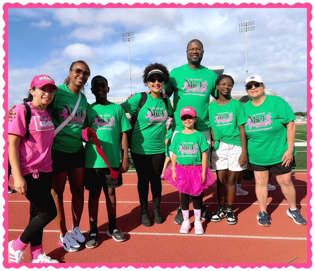 Rees Gals Club Breast Cancer Walk