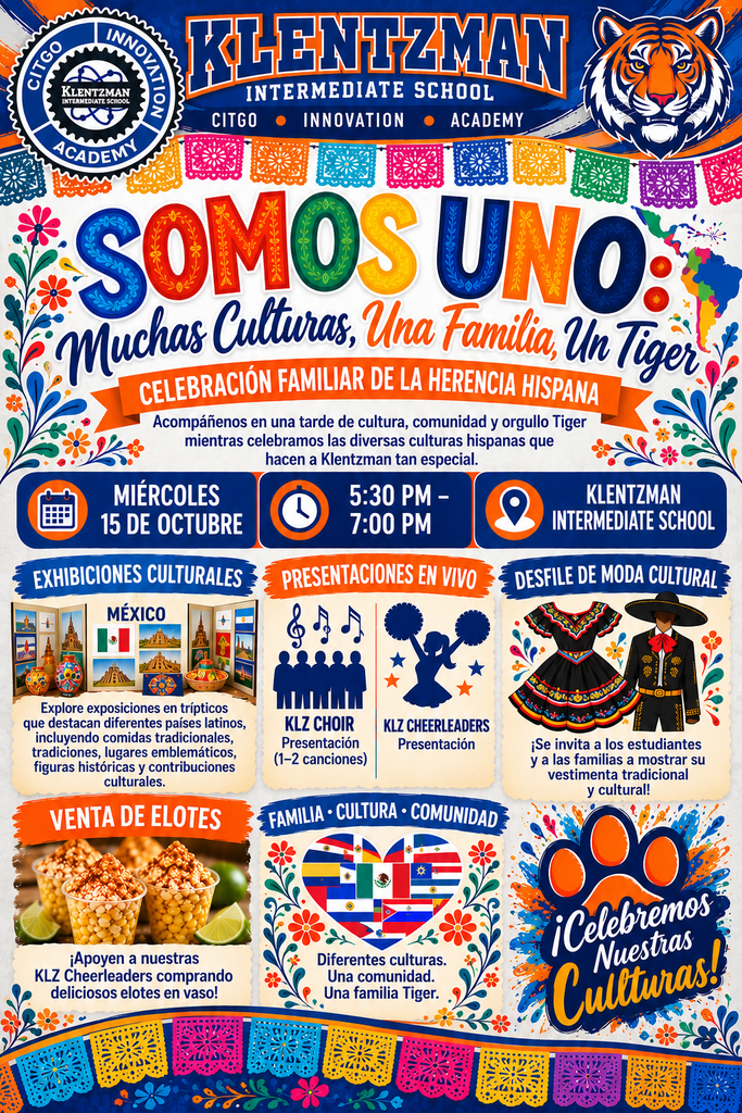 Hispanic Heritage Month Flyer Spanish