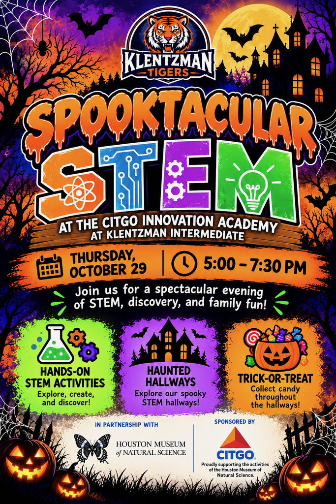 STEM Spooktacular 10/29 5:00-7:30PM