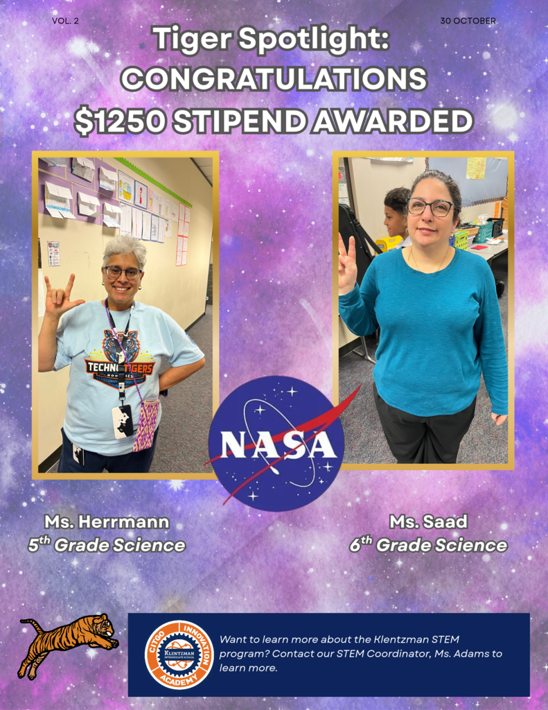 NASA Stipend Winners
