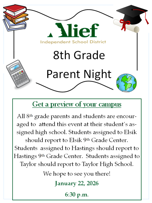 8th Grade Parent Night