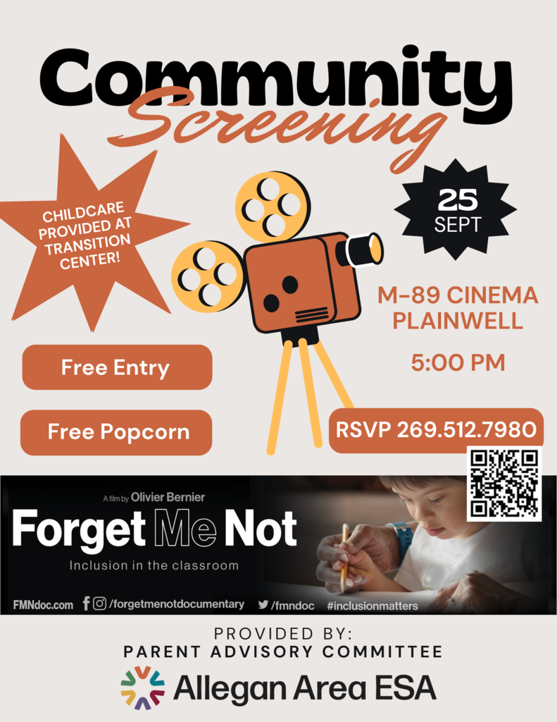 Community screening flyer