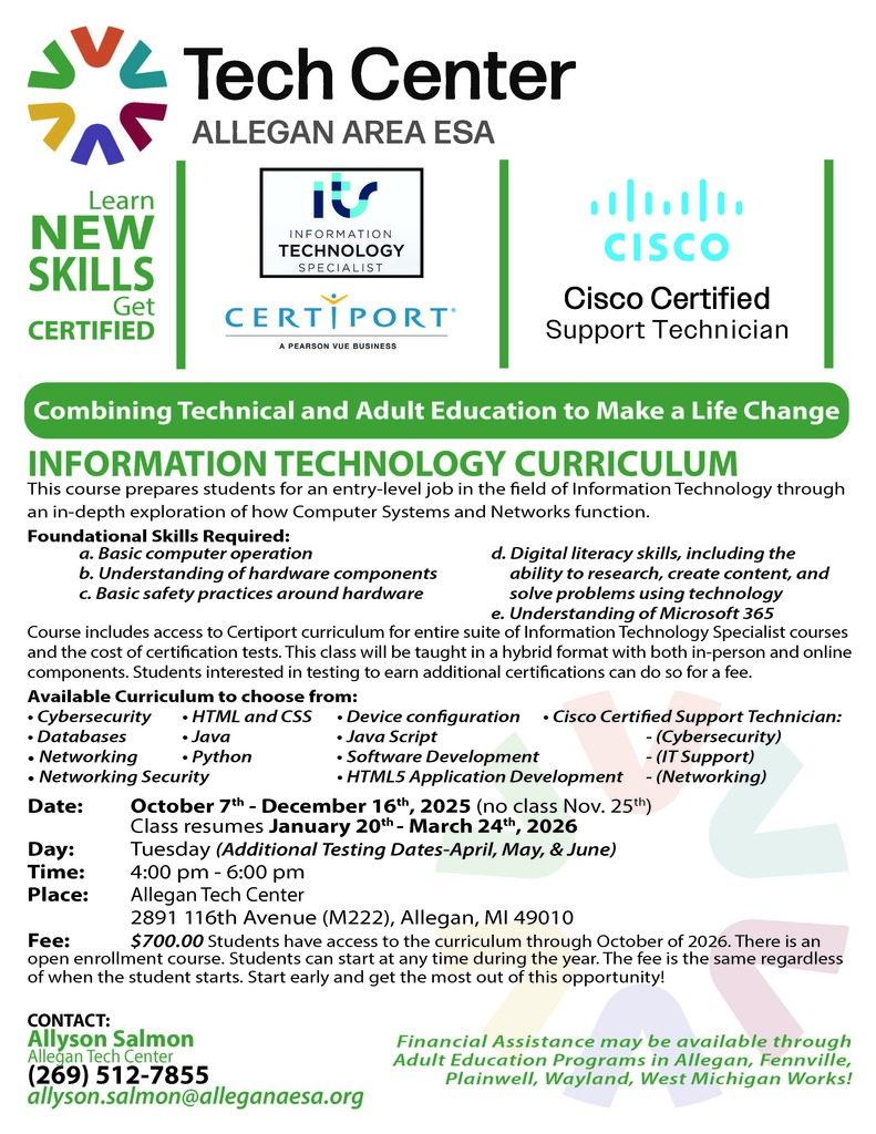 IT Fall Courses