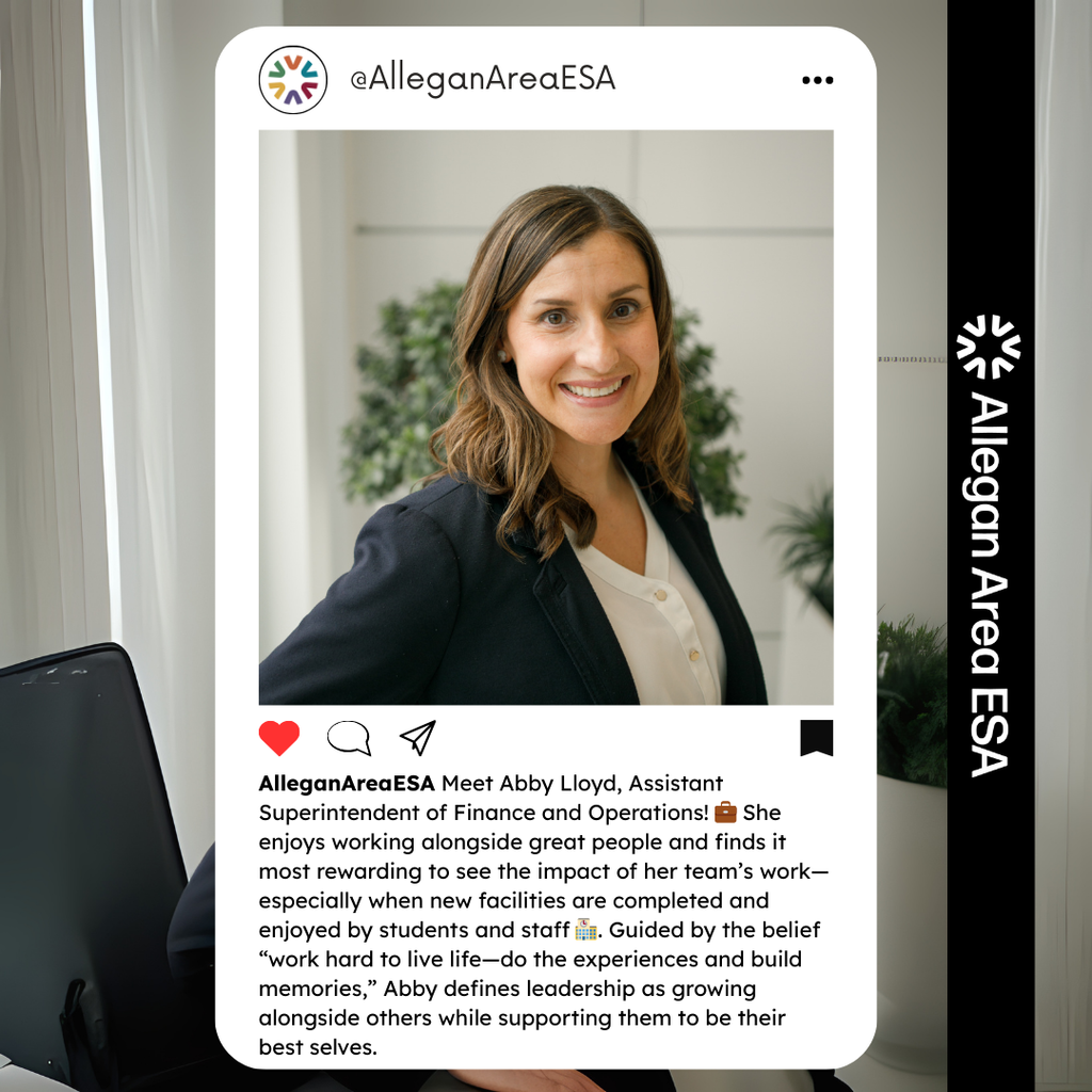 Picture of Abby in office