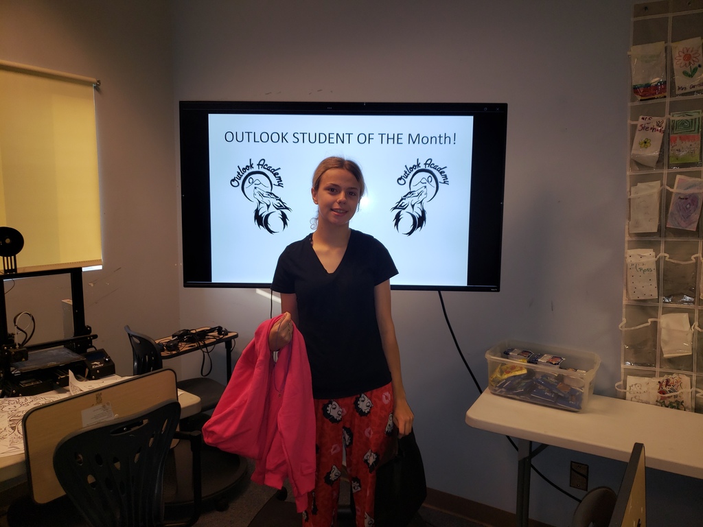 Picture of Dani as student of the month