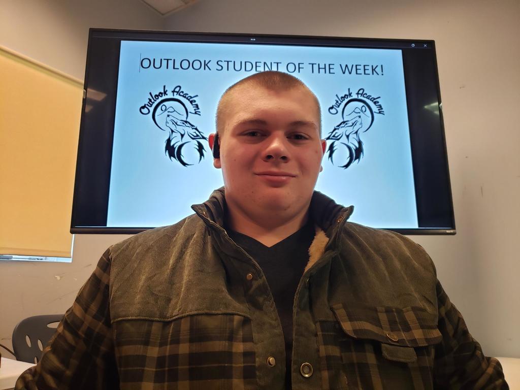 Outlook academy's student of the week for Dec. 1st to Dec. 5th Jake