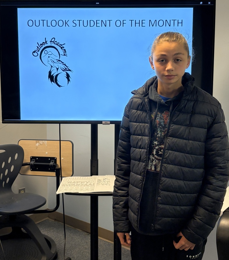 Outlook Academy Student of the month for November 2025 Ayden